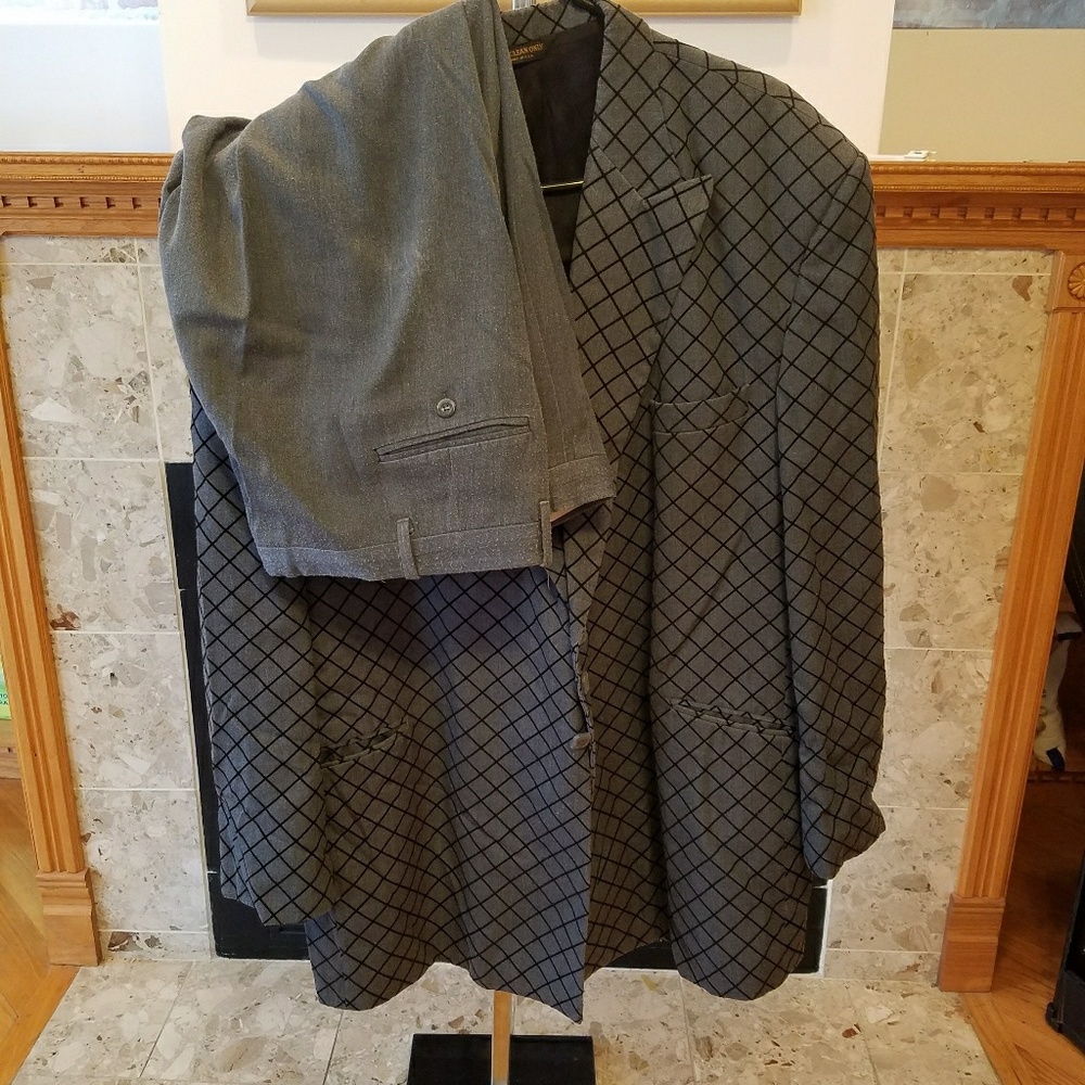 USA Grey & Black Diamond Argyle Pattern San Carlo